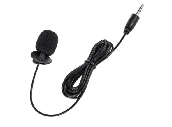 DIV Microfone Lapela Condensador Preto DIV Microfone Lapela Condensador Preto